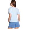 Skechers Signature V-Neck Tee, Womens blue T-shirt