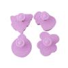 4Pcs/set Kitchen New Cookie Biscuit Fondant Mold Silicone Cookie Baking Cutter Mould for Christmas