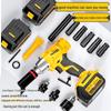 High Torque Brushless Electric Impact Wrench with Lithium Battery for Auto Repair & Woodworking