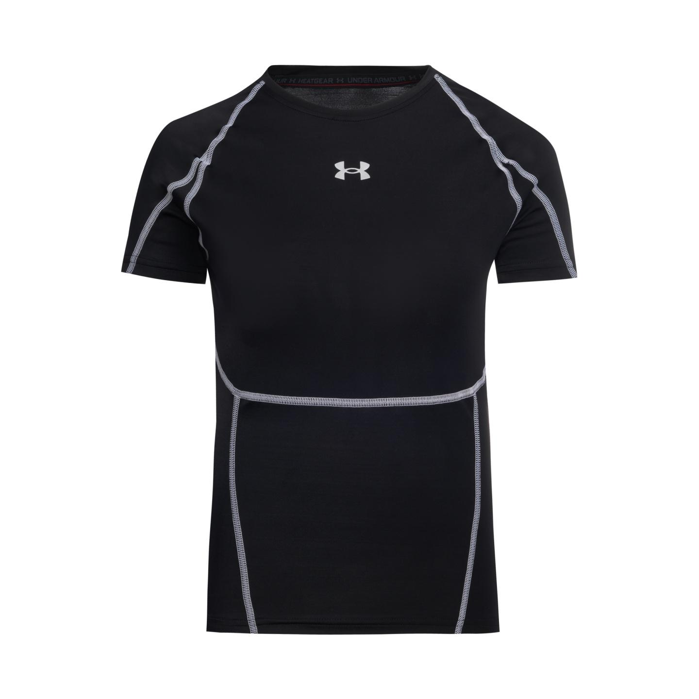 Under Armour Short Sleeve Crew Neck Logo T-Shirt Women tops 6015368-008 M