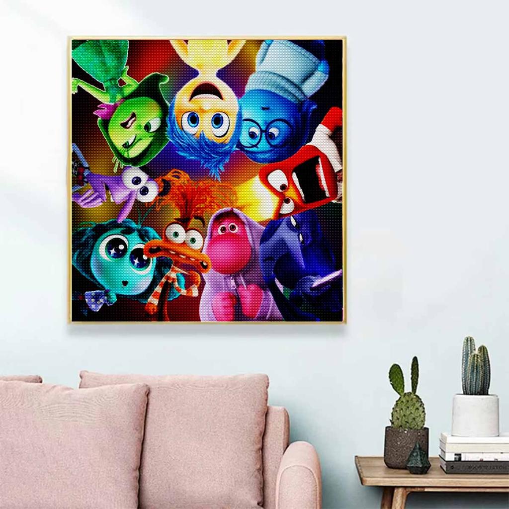 5D DIY Diamond Painting Decorative Inside Out Full Round Drill Scenery Diamond Embroidery Cross Stitch Kits Home Decor Gift