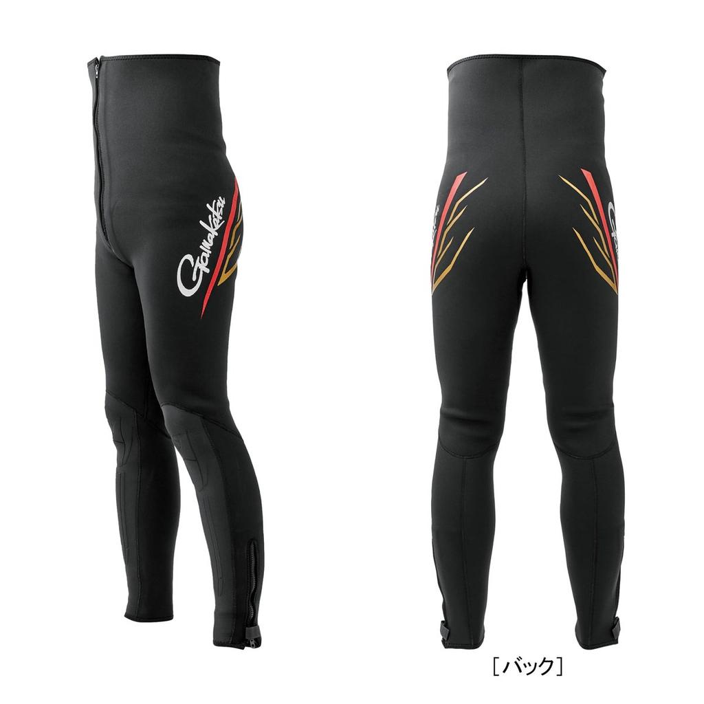 Gamakatsu Ayut Tights (3mm), Gray, Size L, Fishing Gear