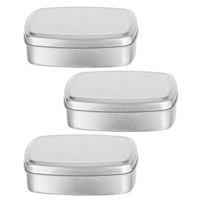 3pcs Soap Boxes 100ml Food Grade Removable Lid for Handmade Bath Soap Storage Portable Containers