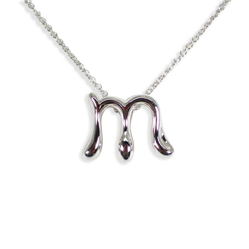 

[Used] TIFFANY/Tiffany 925 Initial M Pendant/Necklace [g379-41]