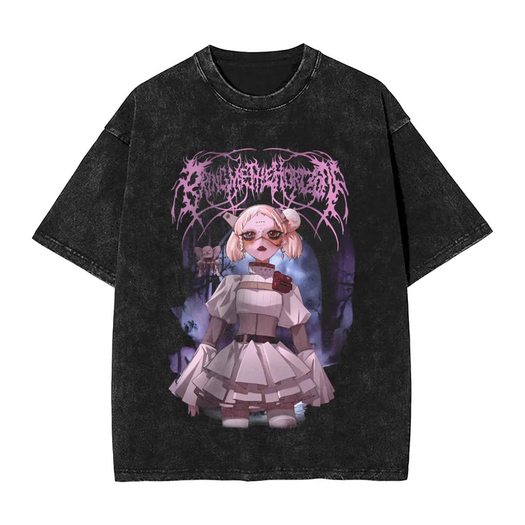 Short Sleeve Crew Neck Y2K Men's T-Shirt, New Tops & Tees, Men's T-Shirt, ROCK Band Bring Me The Horizon Fan T-Shirt