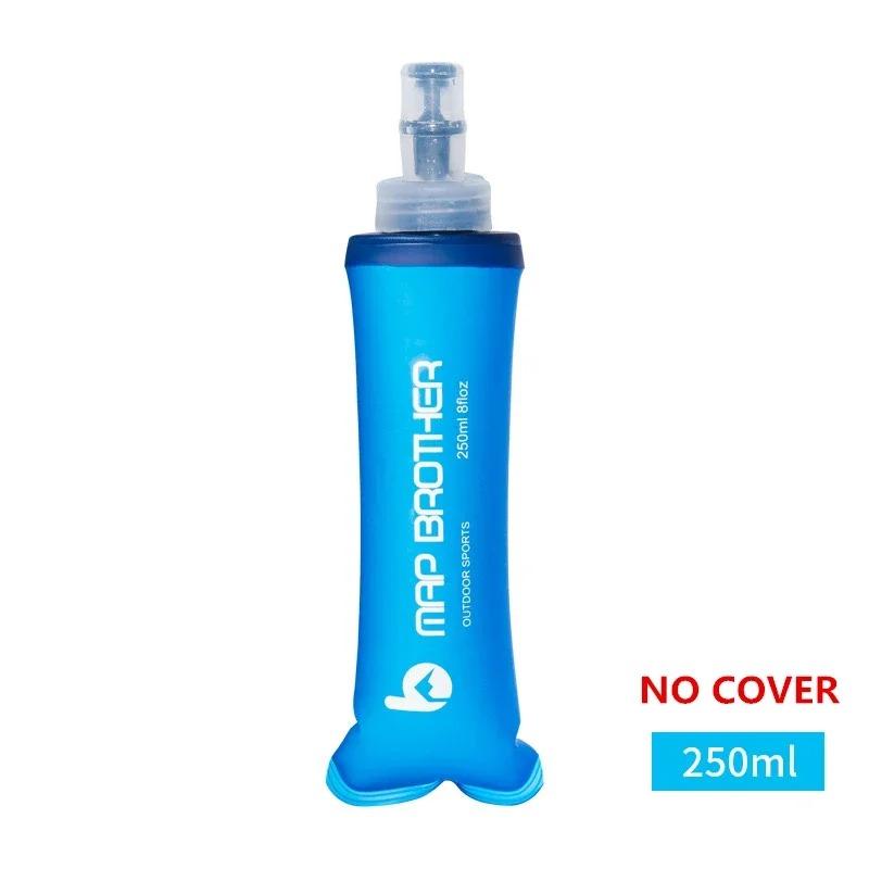 Outdoor Collapsible Soft Water Bottle 250ml 500ml for Running, Hiking, Cycling and Rock Climbing Drinking Sports