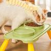 Elevated Double Pet Bowls for Cats Dogs Non-Slip Raised Food Water Feeder Set Protect Neck Pet Feeding Dishes