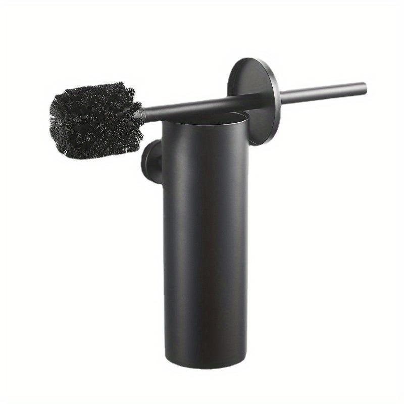NEU Toilettenbürste mit Halter für Badezimmer Toilettenbürstenhalter Toilettenbürstenreiniger Wand-Toilettenbürste Schwarz