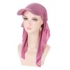 Curved Multicolor Muslim Hijab Baseball Cap