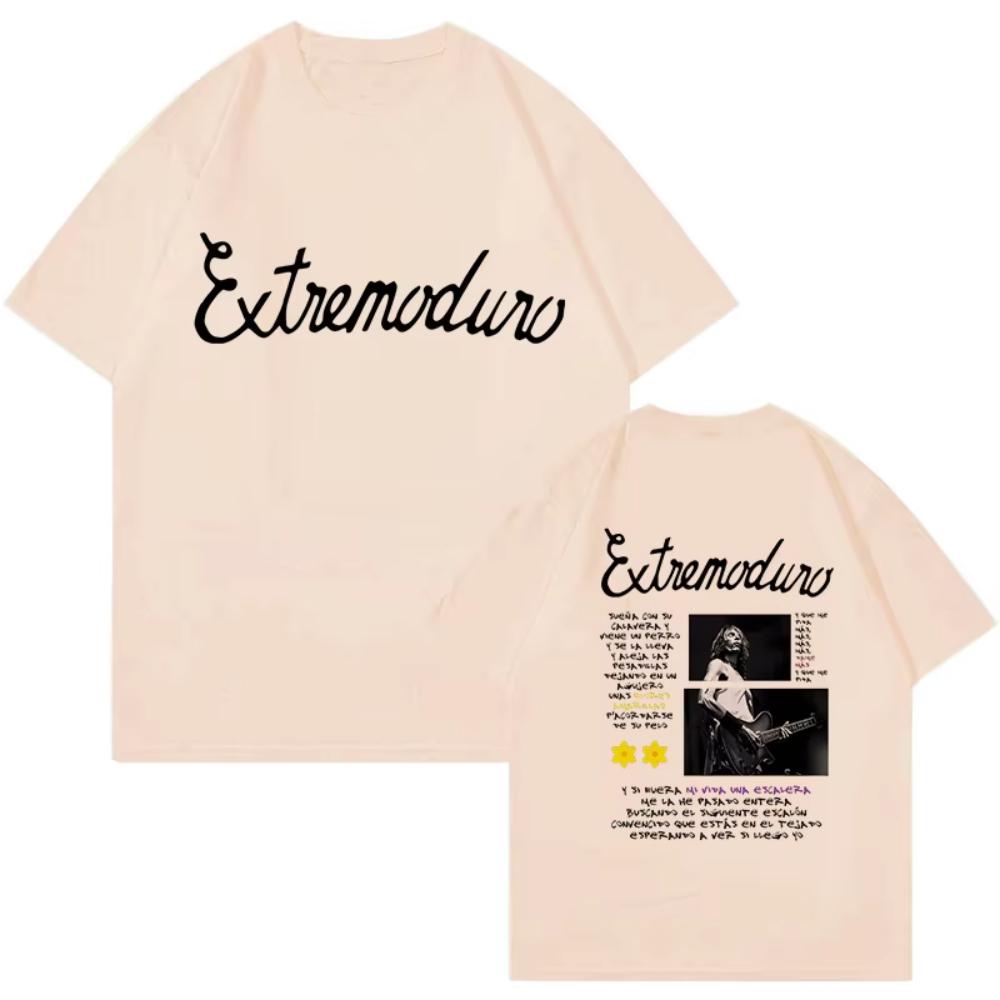 Unisex Fashion Rock Band Extremoduro Print Short Sleeve T Shirt Men Women Graphic Vintage TShirts Y2k Hip Hop Tees Tops Clothes