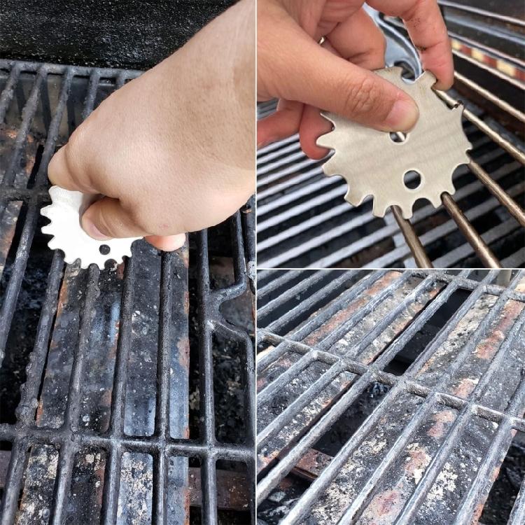 Rustproof Ergonomic Professional Stainless BBQ Cleaner Heavy Duty Grill Brush For Safe Efficient Food Residues Removal