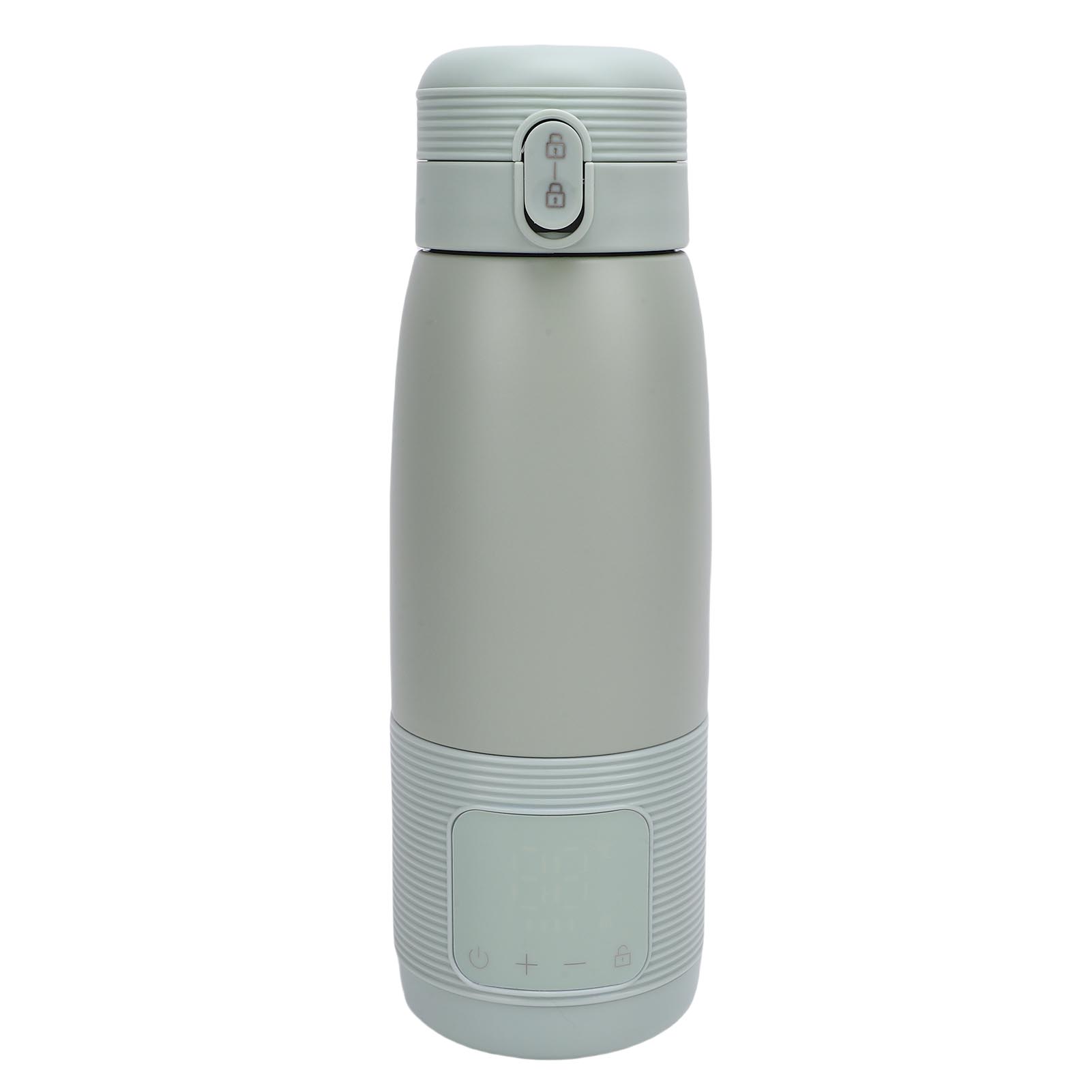 

Cordless Portable Milk Warmer Battery Operated Travel Bottle Warmer 37 celsius 55 celsius Temperature Control for світло-зелений колір