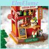 Diy House Robotime Kit Miniature Decoration Christmas Fireplace Mini House Building Craft Kits For Adults Gift For Christmas