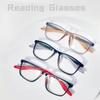 6pcs Sports Reading Glasses Square Frame PC Lens Multiple Strengths +1.0 To +4.0 Unisex Non-Prescription