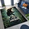 Classic Jurassic Park Dinosaur Movie Tyrannosaurus Rex Rug for Bedroom Living Room Sofa Home Doormat Decor,Non-slip Floor Mat