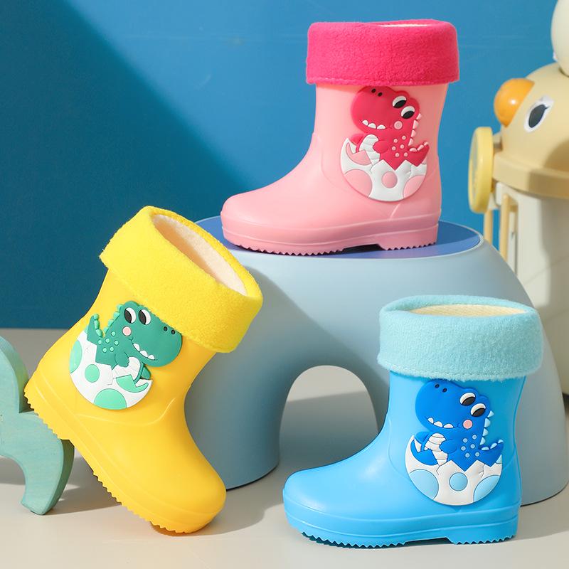 Children's Cartoon Rain Boots - Cute & Waterproof for Boys, Girls, Toddlers, and Infants