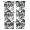 Turtle Plant Flowers Zebra Sheer Curtains For Living Room Bedroom Kids Room Tulle Window Treatment Drapes