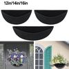 Felt Liner Kit 3pcs for Wall Hanging Half Round Baskets Box Planters Outdoor Fence Baskets and Wire Plant Holders