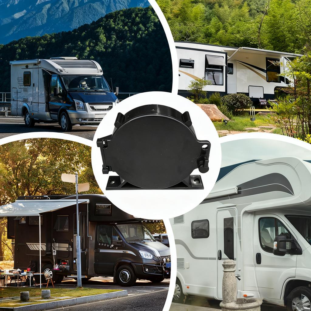 RV Roof Vent Cover Replacement with Lock - Leakproof RV Drain Cover for Traveling Road Trips Camping Trailer, Easy Installation