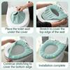 Washable Winter Warm Toilet Seat Cover Universal Cushioned Seat Cover for Toilet Bathroom Toilet Lid Accessories MTGT01