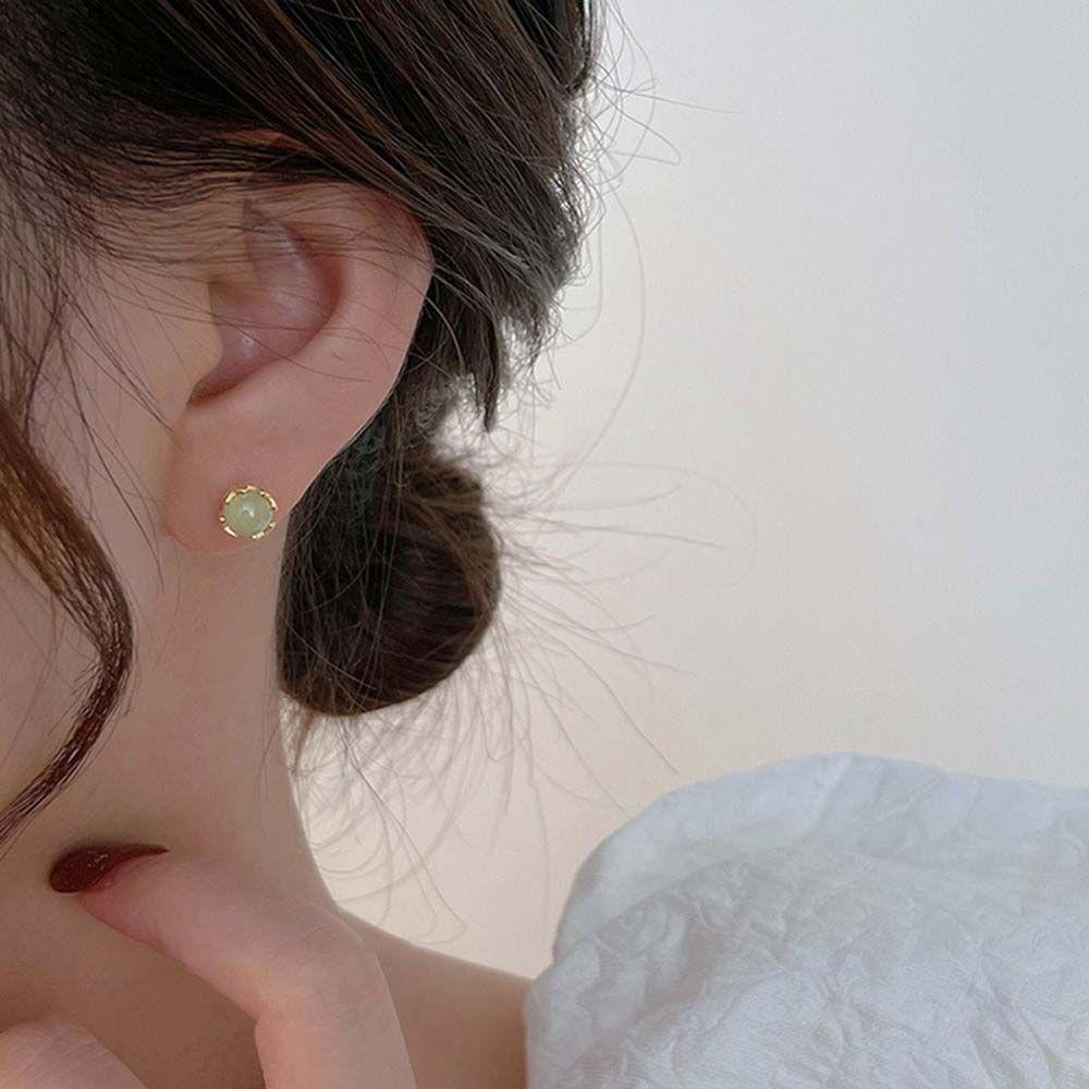 

Серьги-гвоздики из серебряного кристалла в корейском стиле для женщин