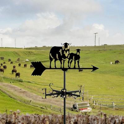 Schafe Wetterfahne Tier Metall Wetterfahne Kunst Wind Richtung Anzeige Ornament für Außerhalb