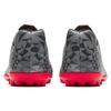 Anta Slip Resistant TF Turf Artificial Turf Abrasion Resistant Soccer Shoes Men's Gray Pink Sneakers 912332201-3