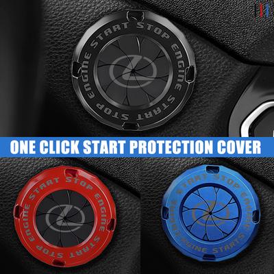 Car Ignition Switch Cover One-touch Start Button Protective Cap For IS350 ES350 IS250 IS460 IS220h IS300 LX570 UX250h