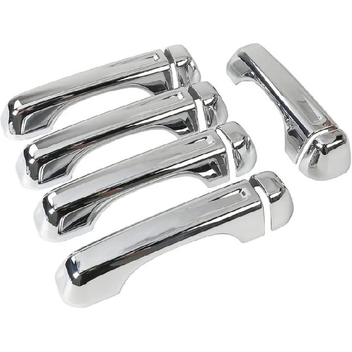 

Overlay Covers Chrome Door Handle Cover Set (NO Smart Keyhole) For Jeep Wrangler JL 2018- 5 DOOR