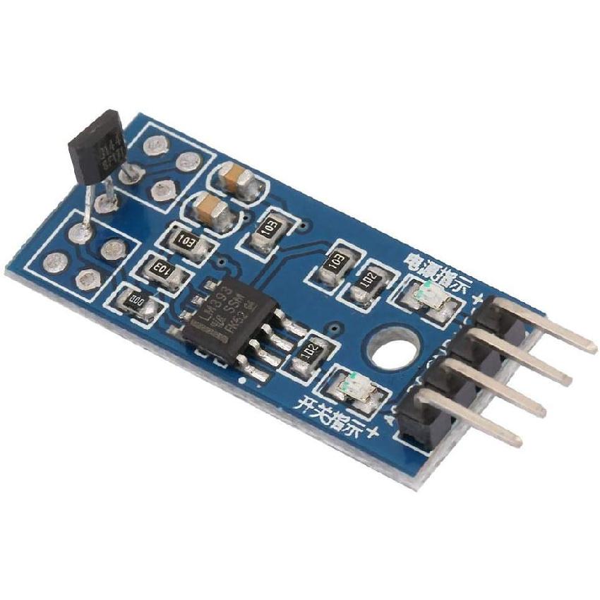 5 Stück 3144E Hall-Effekt-Sensor Magnetischer Sensor Modul Zählsensor Magnetischer Detektor T104