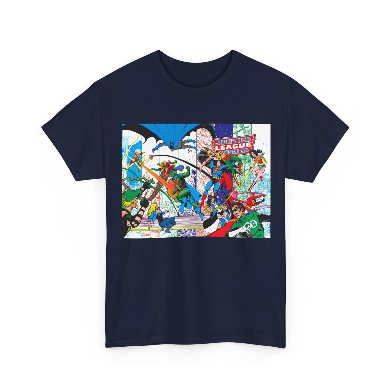 Justice League of America #200 T-Shirt George Perez Art JLA Vintage-Style Tee M