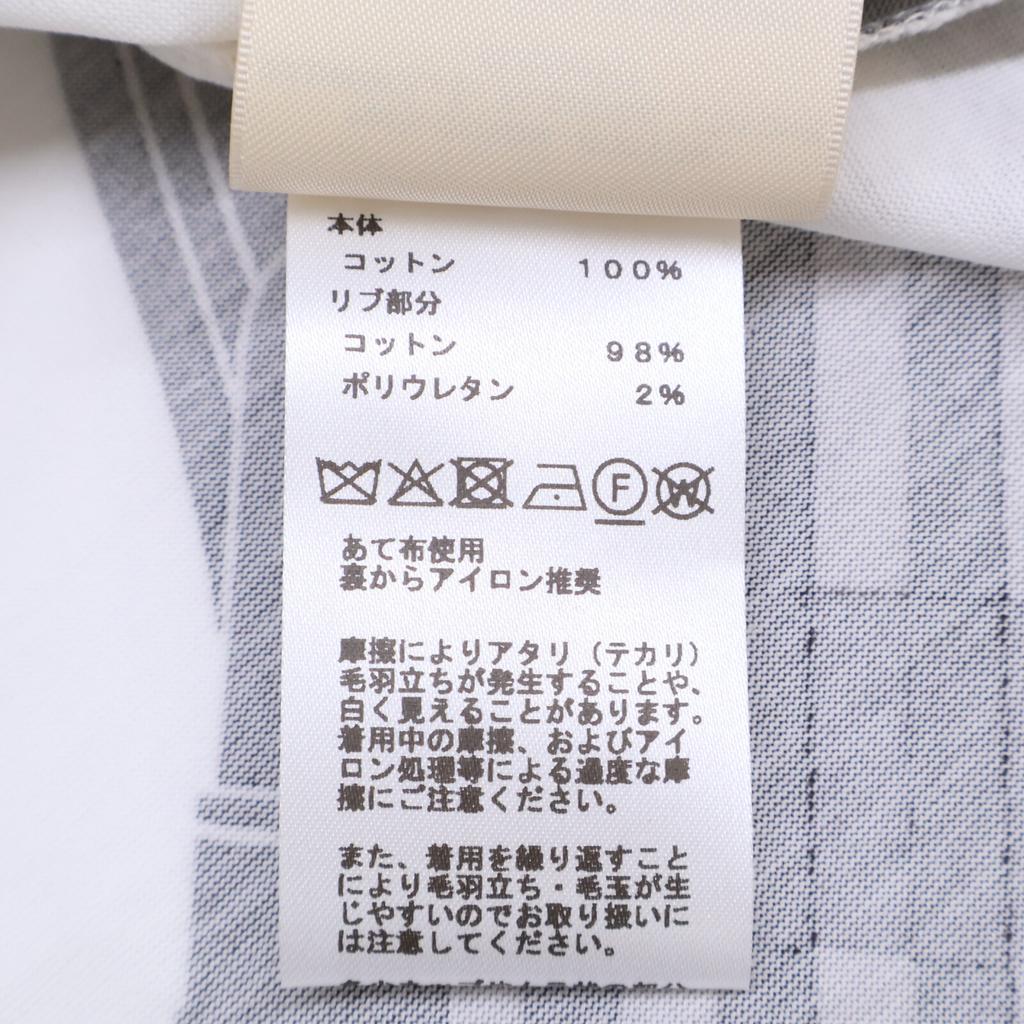 HERMES [New/Domestic Regular/25 Years Made] 5E4518DE Coaching Remix T-shirt dress 36 White / blackUsed