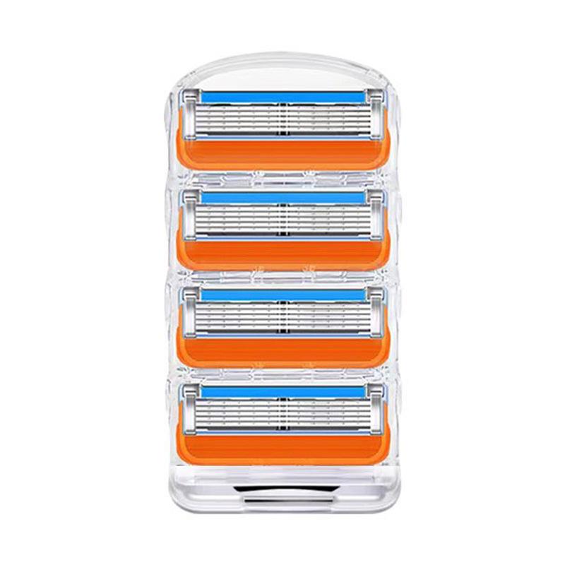 German Quality Men's Razor with Five Ultra-Thin, Anti-Scratch Blades