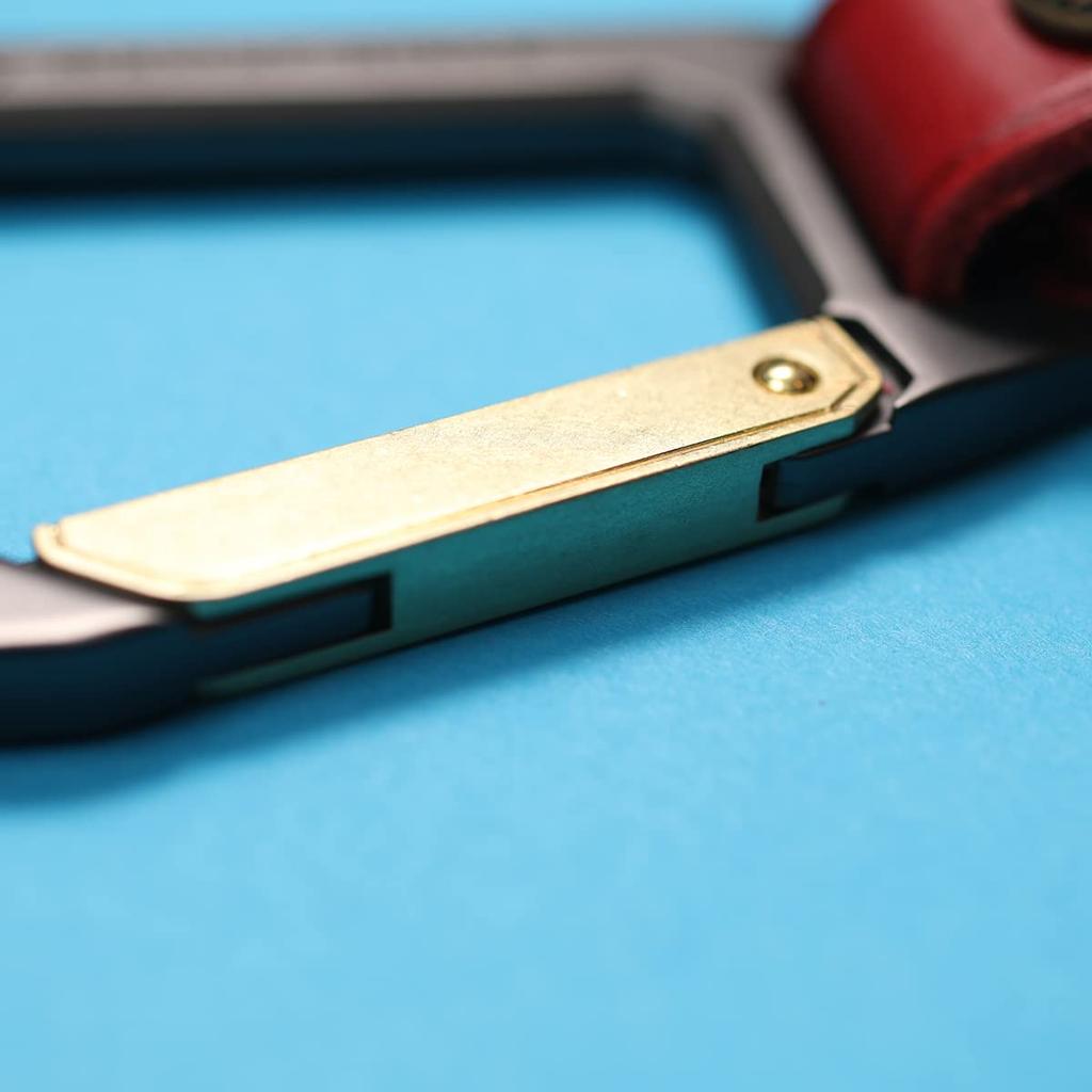 CARABINER Keychain for One Size [MASTERPIECE] Men, Camel,