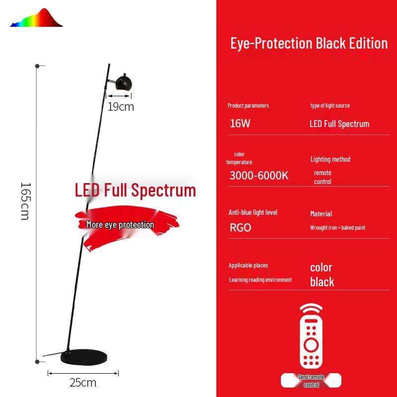 Moon Reading Stepless Dimming Floor Lamp