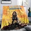 1PC Xena Warrior Print Flannel Blanket, High quality Comfortable for All Seasons, Home Decor, Warmth and Comfort, Perfect for Christmas Gifts252
