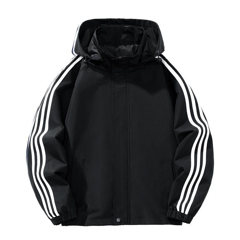 Autumn Jacket Three Stripes Men's New Jacket Men's Trendy Casual Men's Thin Men's Sports Windbreaker