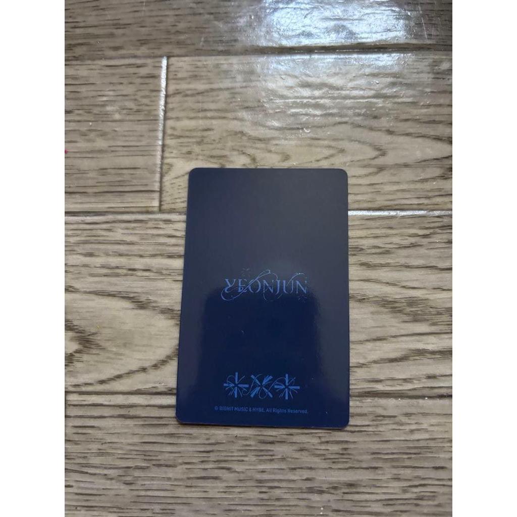 Used TXT Official Setsunahabi POPUP Photocard Yeonjun