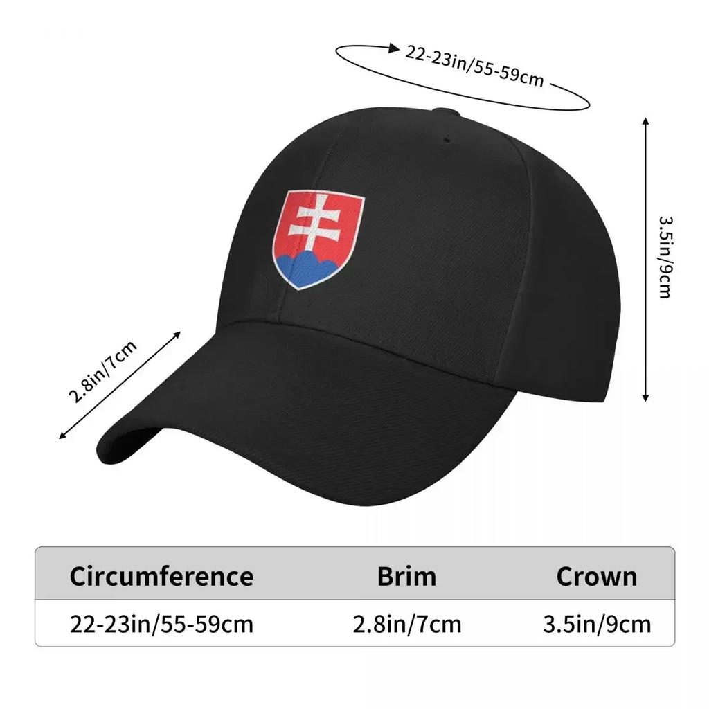 Slovakia Coat of Arms Baseball Cap Hats On Offer New In The Hat Custom Hat For Girls Men's