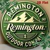 Vintage Metal Tin Sign Remington Outdoor Nature Decor Wall Art