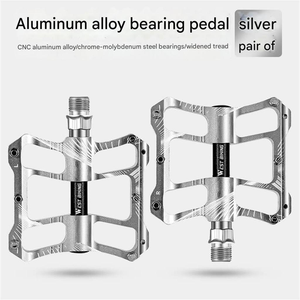 West Rider Bicycle Pedal Bearing Mountain Bike Aluminum Alloy Pedal Bearing Cycling Pedal Bicycle Accessories