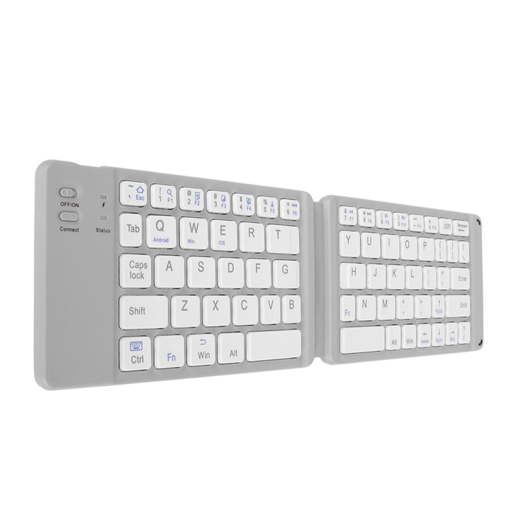 Foldable Bluetooth Keyboard Slim Pocket Size Portable Wireless Keyboard for Windows7 8 Tablet