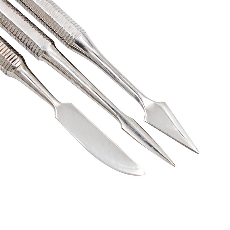 1/3Pcs Dental Wax Sculpting Knife Stainless Steel Dentist Tools 46# 47# 48# for Wax Cement Powder Mixing