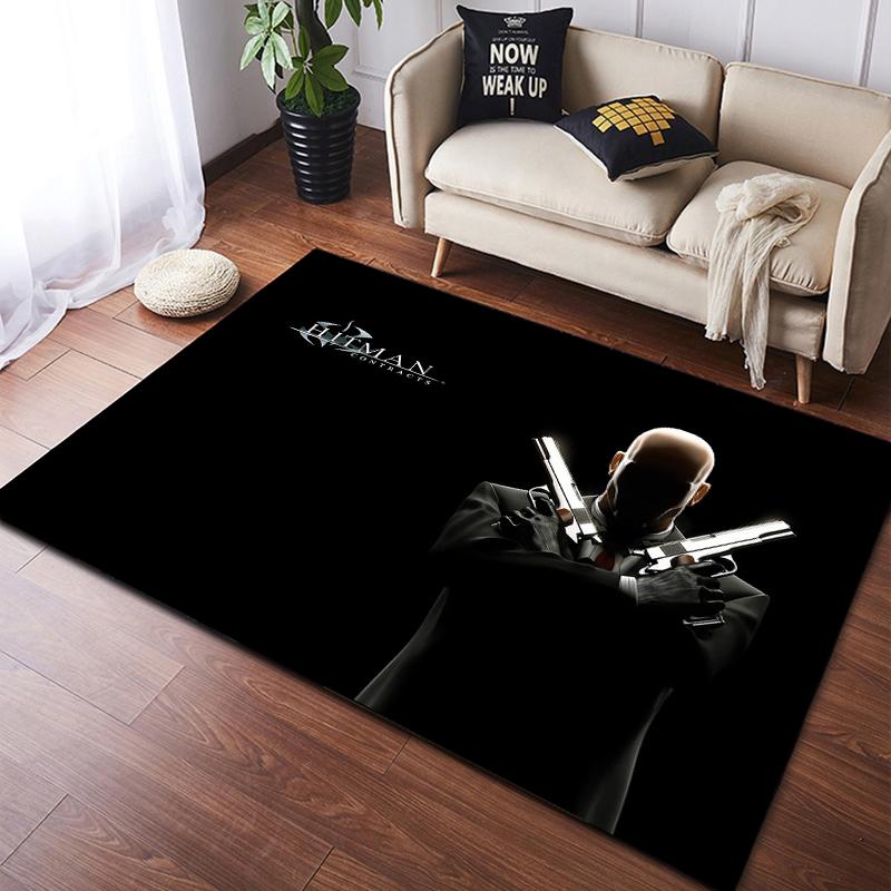 Games Hitman Carpet Kitchen MatEntrance Doormat Bedroom Floor Decoration Living Room Carpet Bathroom Anti-slip Rugs Bedroom