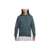 Nike Solid Color Embroidered Logo Hoodie Long Sleeve Men Hoodies Dark-Green HF4762-359