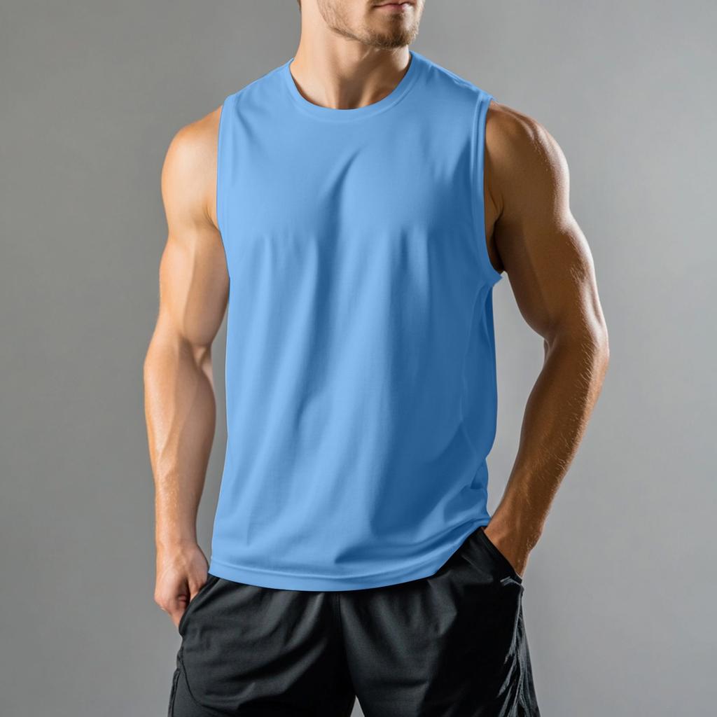 Pánská sportovní ležérní vesta bez rukávů