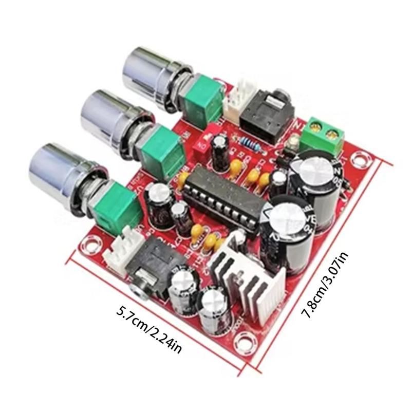 R1075 Tone Board BBE Digital Audios Processor PreAmplifier for Enhances Sound Quality 6-15V 15MA Power Supply SPI
