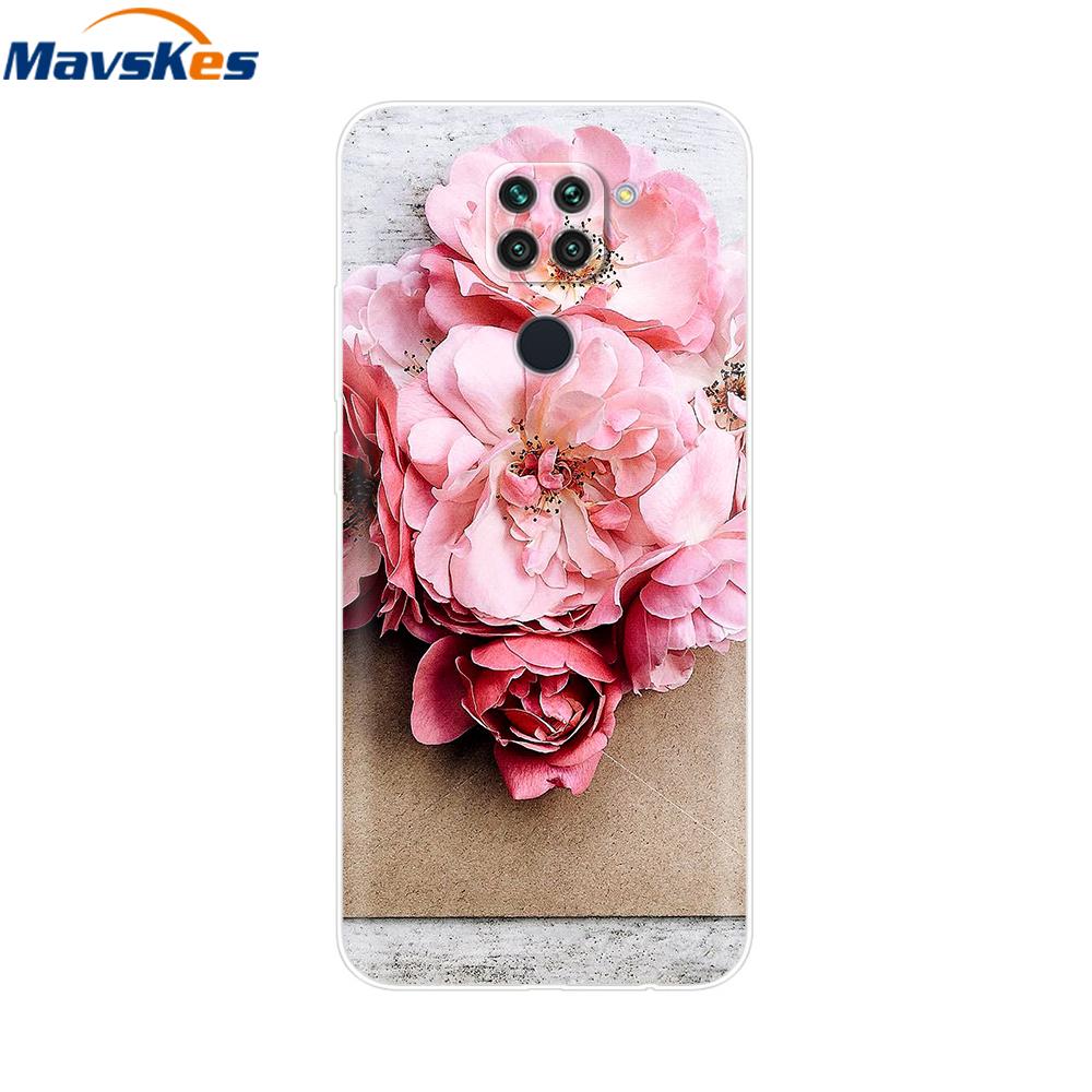 Phone Case For Xiaomi Redmi Note 9 Case 6.53'' Soft Silicone TPU Back Cover for Xiaomi Redmi Note 9 Note9 Case Coque Fundas Para