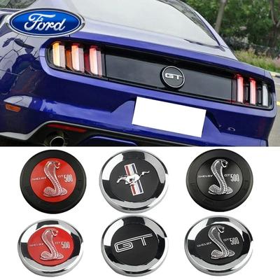 Car Sticker Ford 3D Car Styling Rear Trunk Emblem Badge for Ford Shelby GT Logo 500 Roush Laguna Seca Auto Exterior Tail Decal S