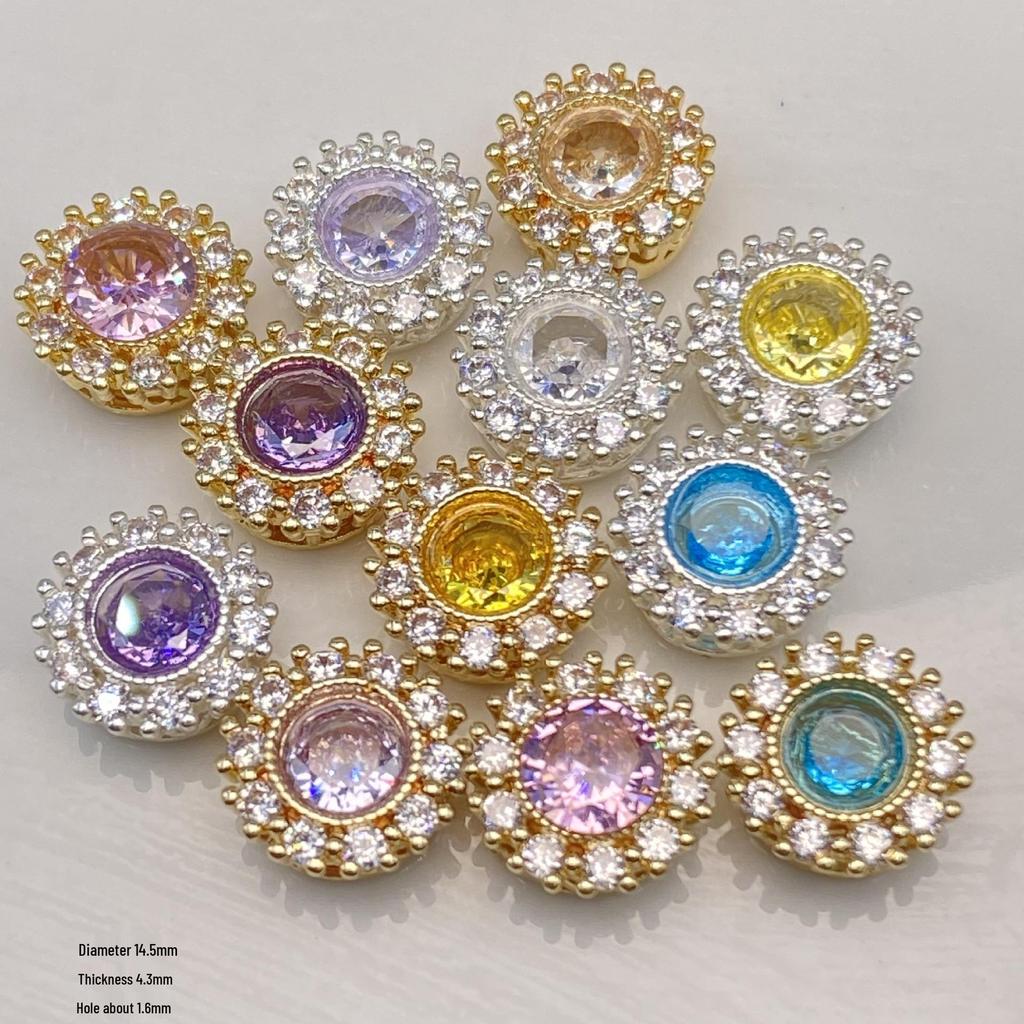 Color-Preserving Crystal Zirconia Beads & Pendants for DIY Jewelry Making